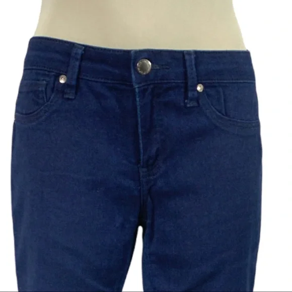 EVERMORE Dark Blue Slime Women’s boot cut Jeans - Picture 7 of 12